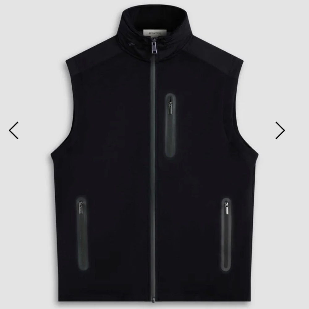New with tags. Bugatchi Vest with hood